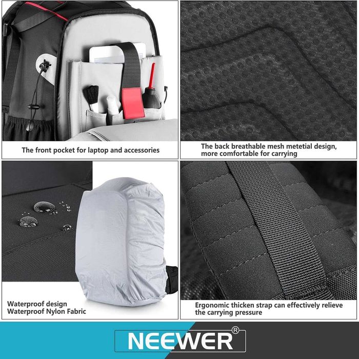 Mochila Profissional Neewer Pro (Grande Capacidade / Antirroubo) – Como Nova