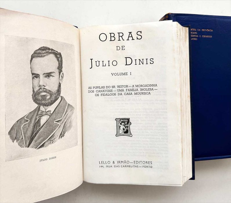 Obras de Júlio Diniz_Volumes 1 e 2. Ilustrações de Laura Costa.