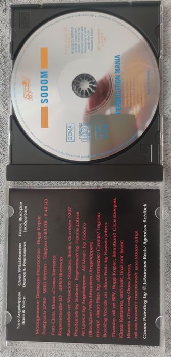 Sodom CD Persecution Mania (jak nowa)