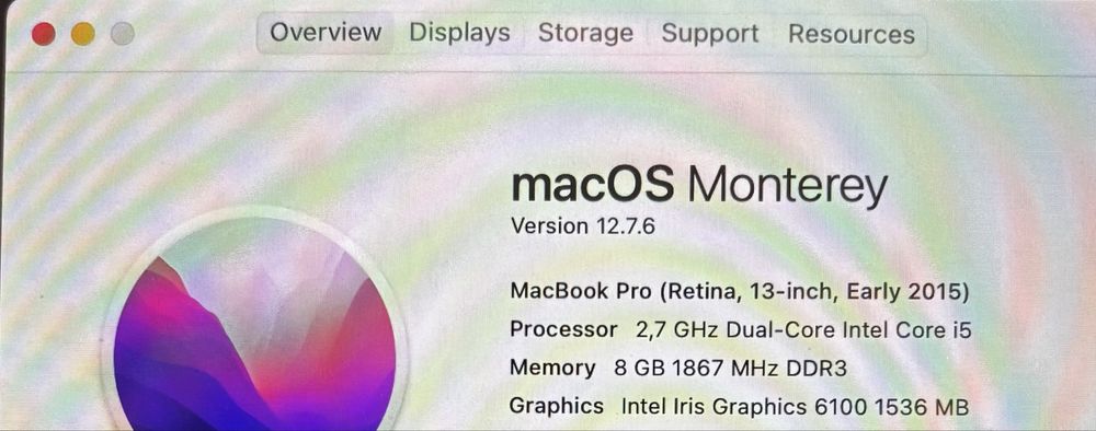 Macbook Pro 13” - 2015