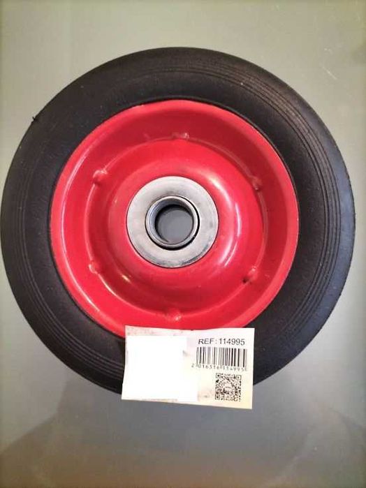 Rodas em borracha maciça