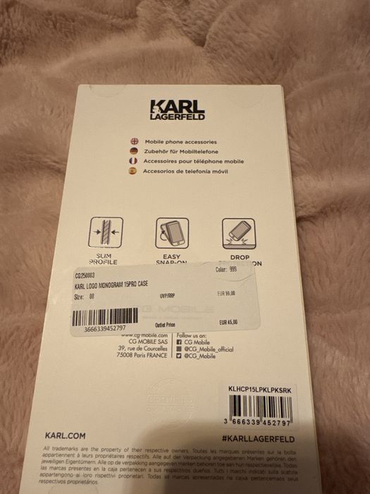 Etui Karl Lagerfeld Iphone 15 pro