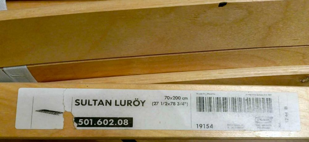 ŁÓŻKO  IKEA MALM ciemny brąz 140x200 bez materaca