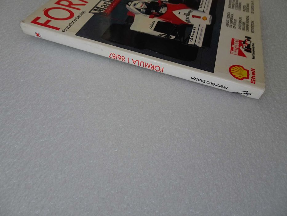 Livro - Fórmula 1 86/87 Marlboro - Francisco Santos - Shell