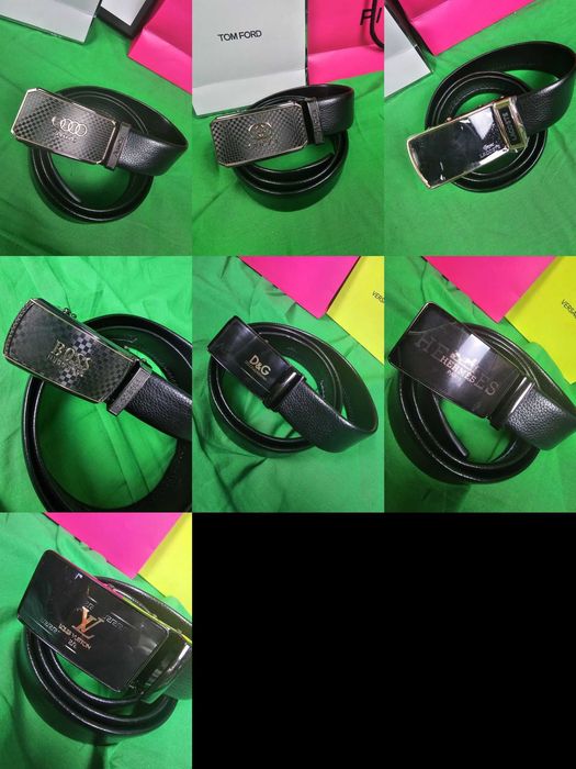 Paski Meskie Boss Dg Hermes Nowe LV louis vuitton Klamra