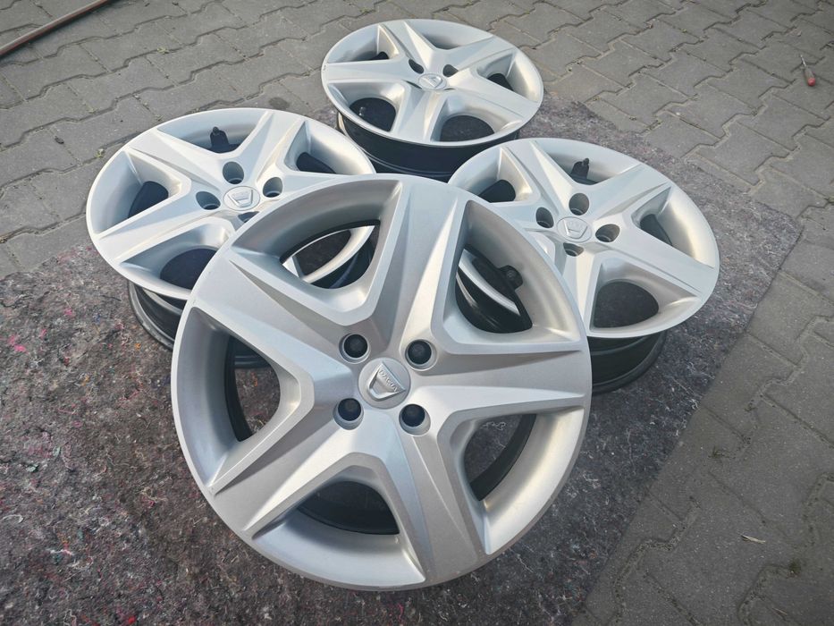 Komplet Felg Strukturalnych 4x100 16cali Dacia Orginalne