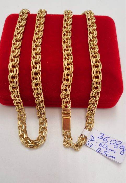 Złoty łańcuszek garibaldi 585 14k NOWY