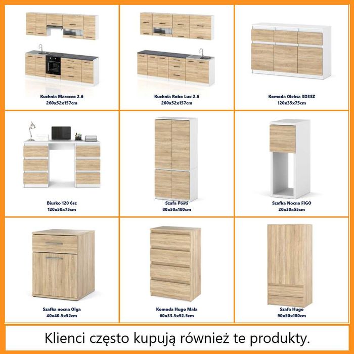 Kuchnia Modułowa Jowita 3.2m Nowoczesny Zestaw Szafki Kuchenne Pojemne