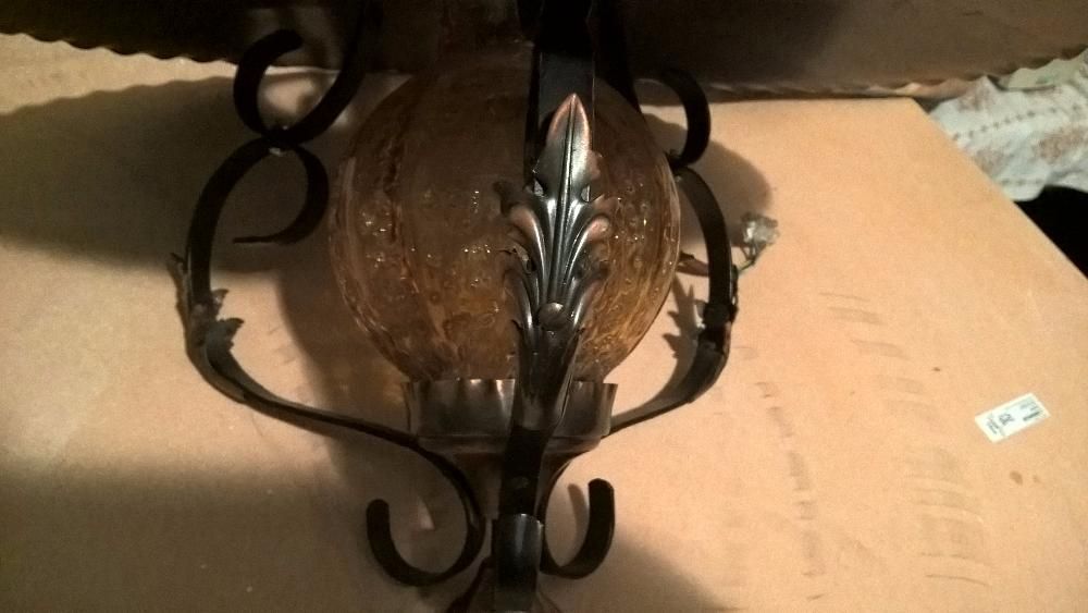 lampa mosiądz i brąz