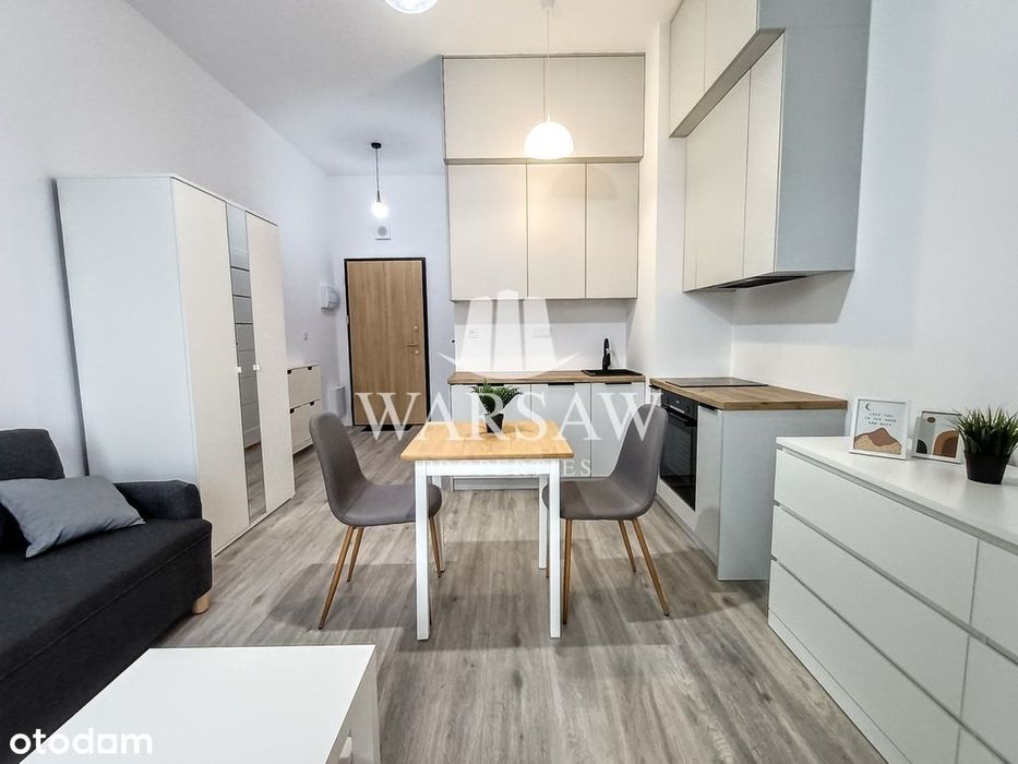 Nowoczesne studio z balkonem, Al. Jerozolimskie