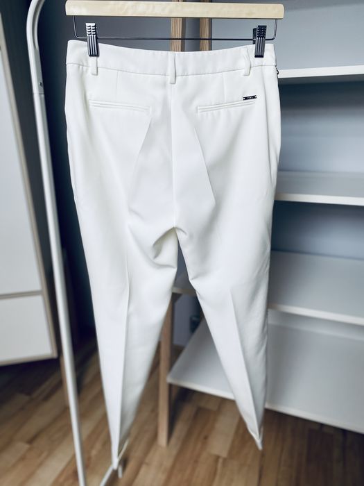 Komplet garnitur marynarka spodnie Liu Jo ecru