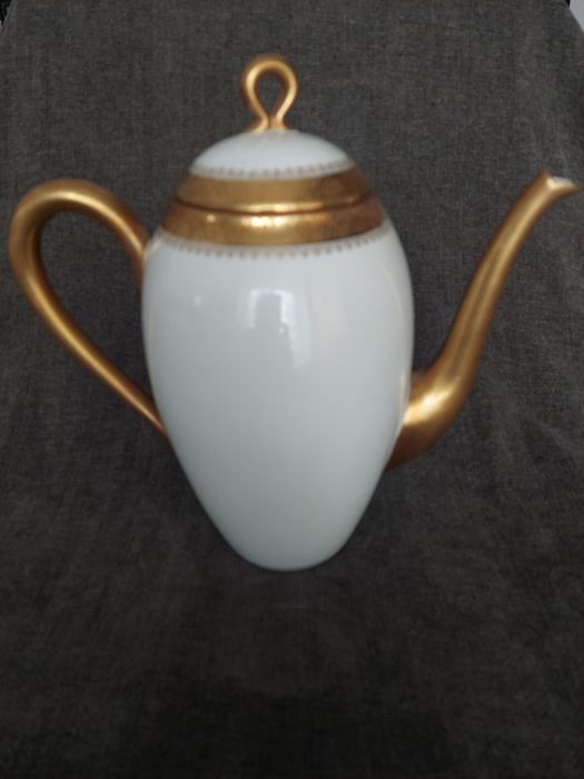 Bule de chá/café de porcelana Limoges