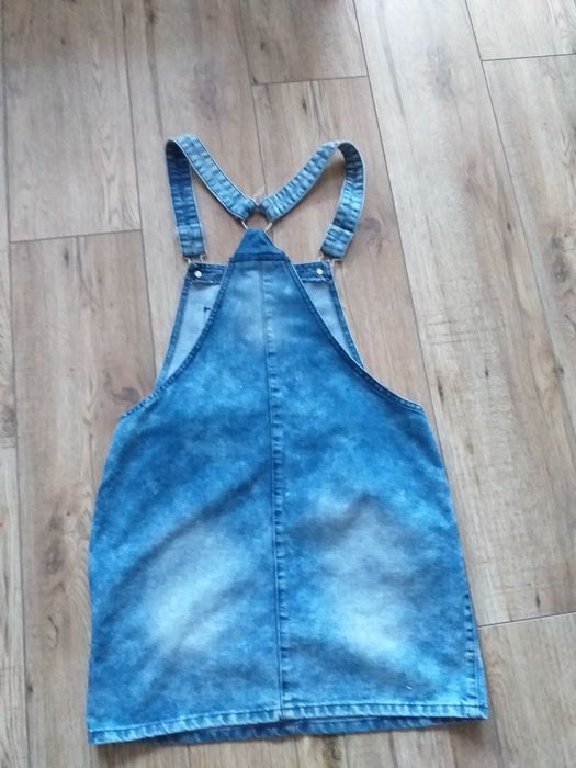 Spódnica jeans ogrodniczka