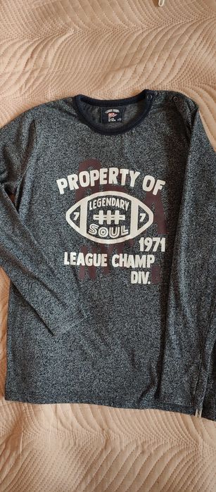 Jeansy ocieplane chłopięce 152 + koszula reporter 152 + longsleev