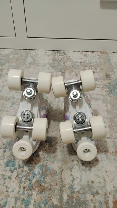 patins 4 rodas Oxelo QUAD 100 para criança - tamanho 32