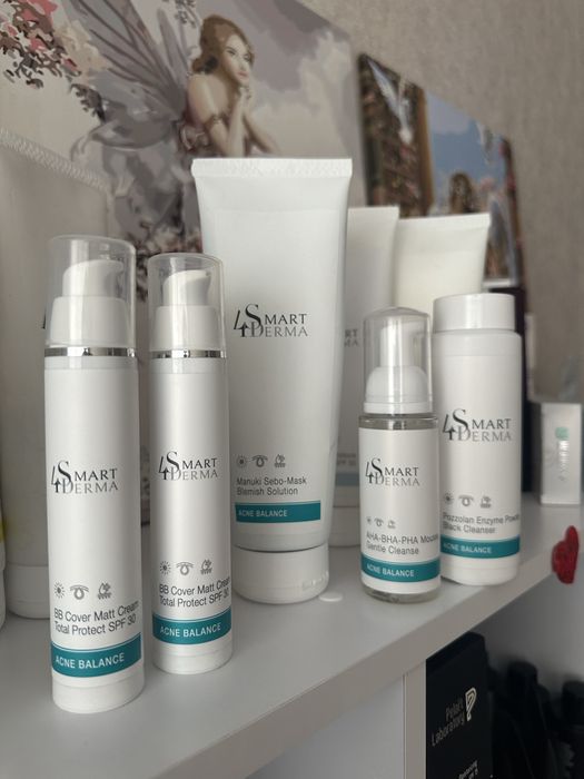 Smart4derma муси, гелі  для вмивання і тонери , є розпив