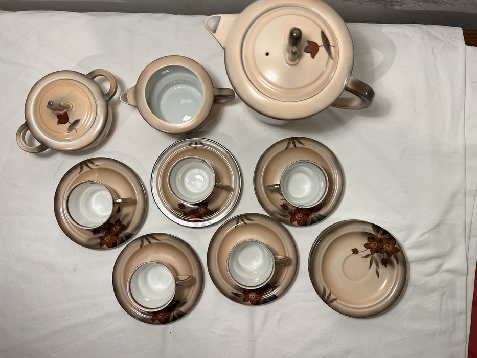 Servico de cafe - Vista Alegre - Pintado à Mao - Raro