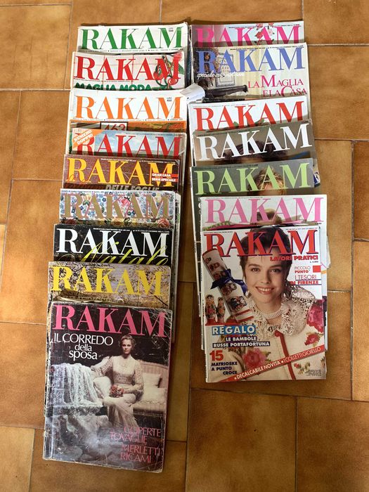 Revistas antigas Moda,  Rakam, noivas sposabella...