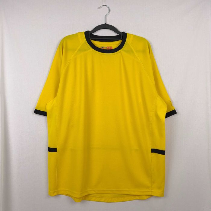 T-Shirt Desportiva Amarela Vintage Blokecore XL