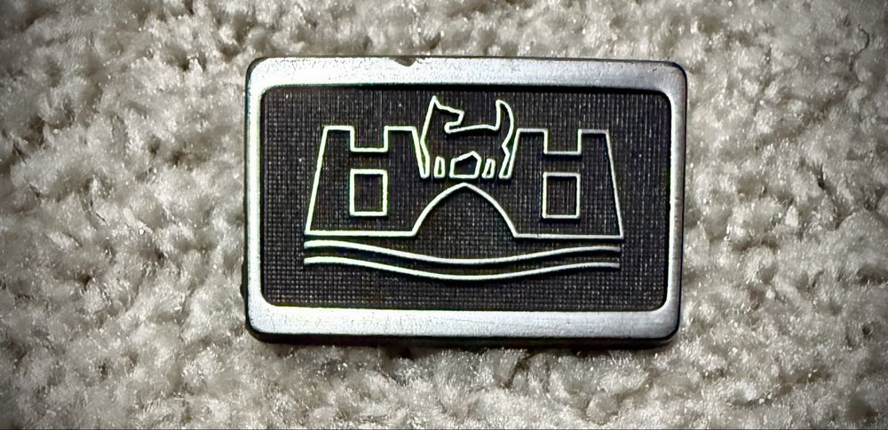 Znaczek, emblemat Volfsburg w błotnik Vw Golf mk2.
