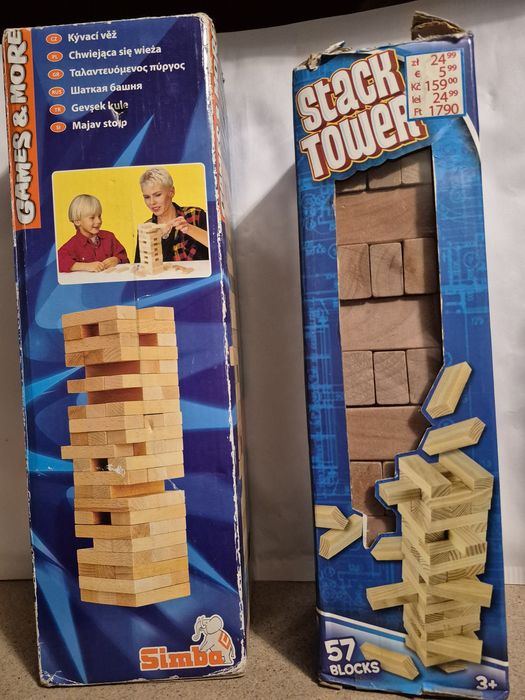 Gra Jenga 2 kpl używane