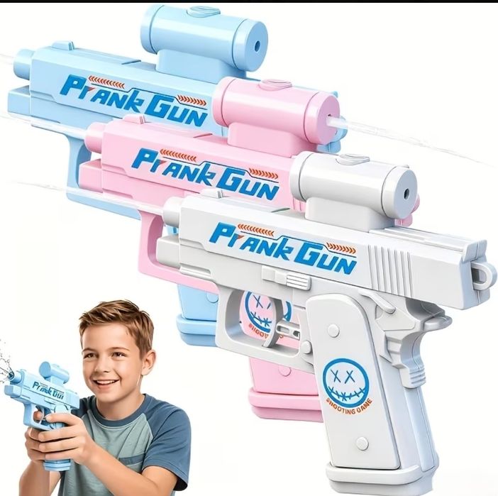 Водний пістолет Prank Gun з подвійним пострілом двосторонній. Водяной пистолет