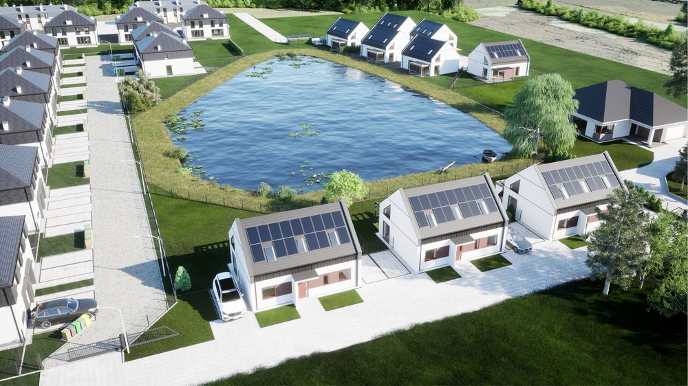 Działka inwestycyjna Mierzyn 2714 m² | WZ na 6 domów | widok na staw- BEZPOŚREDNIO - Więcej