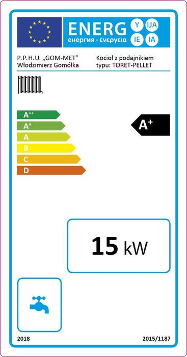 KOCIOŁ piec pelet pellet 15 kW