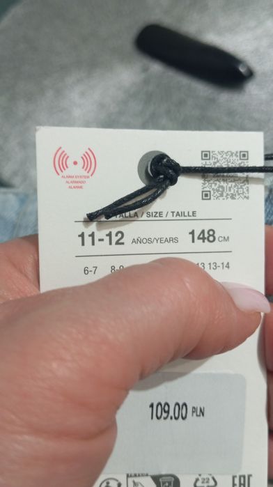 Джинси Zara wide leg 11 років