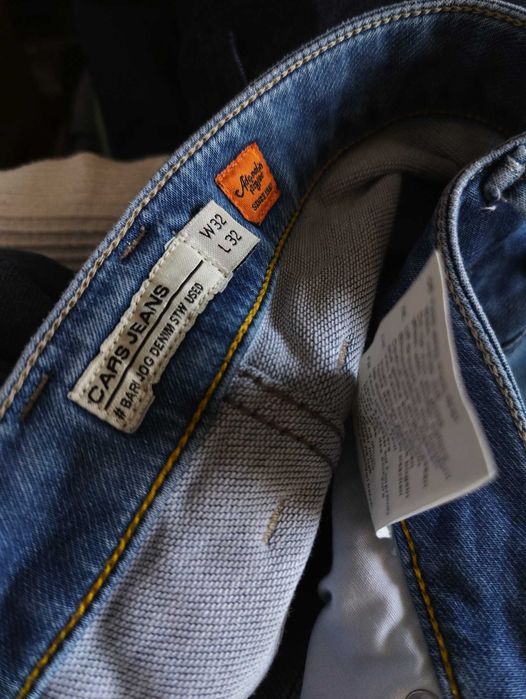 Джинсы Cars Jeans Germany w32 stretch slim mid blue.