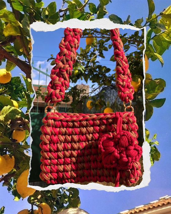 Bolsa de crochet