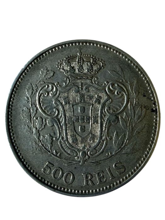 Moeda de 500 Reis de D. Manuel II de 1909