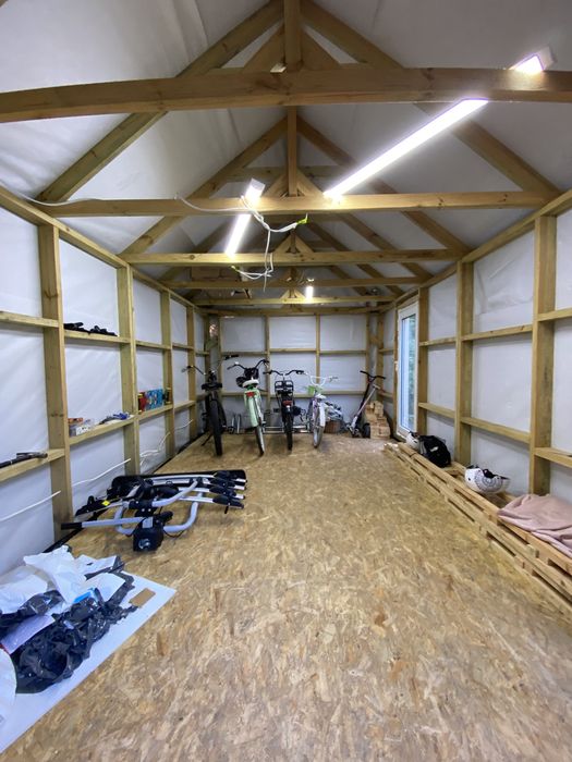 Nowoczesna stodola mini domek ogrodowy 16m2