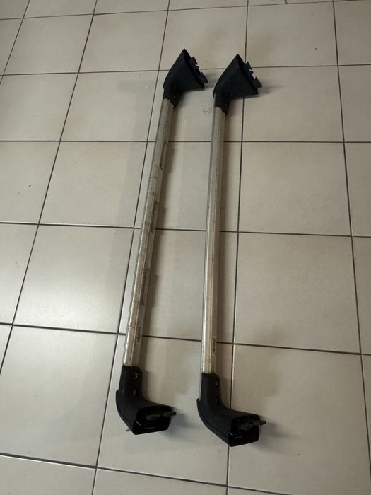 2 barras de tejadilho em alumínio