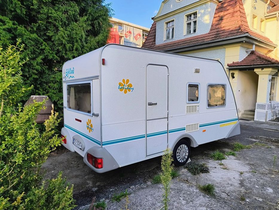 KNAUS Eifelland Holiday 395  Przyczepa kempingowa KNAUS Eifelland Holiday 395 - DMC 1000, na kat. B