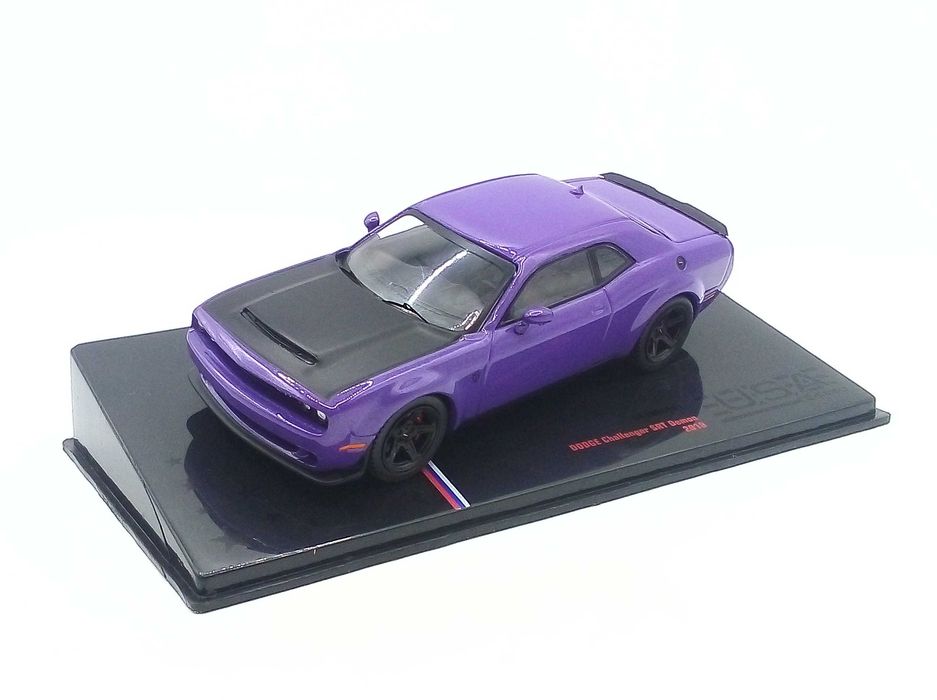 Dodge Challenger SRT Demon 2018 purple - skala 1:43 - IXO