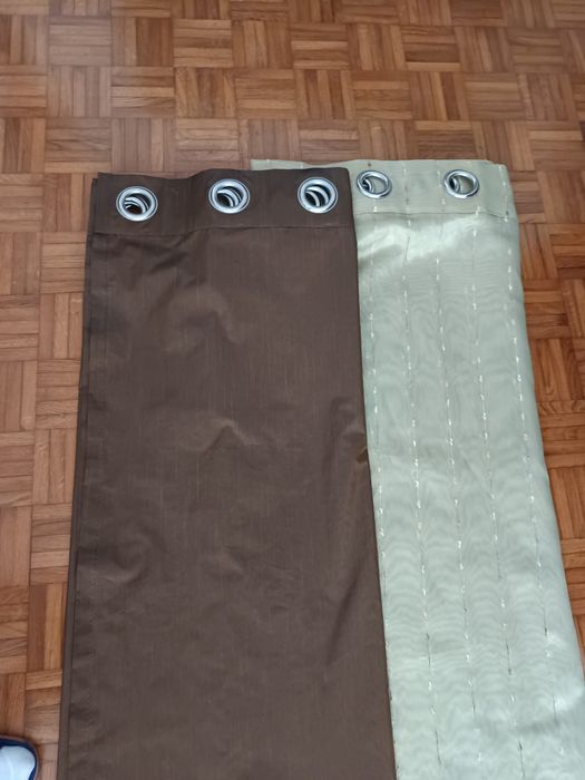 Cortinas com portiers