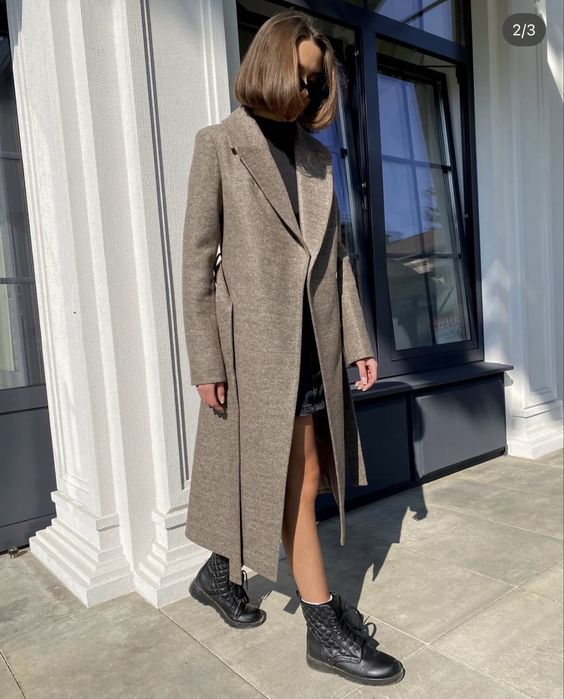 Пальто жіноче, вовняне, утеплене від українського бренду «Ozzecoat»