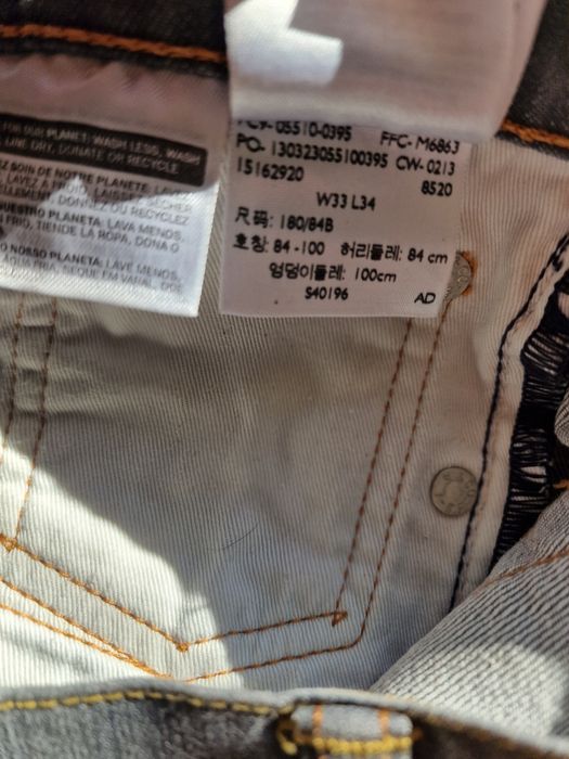 Spodnie Levi Strauss & Co kultowe 510TM. Nowe bez metki.