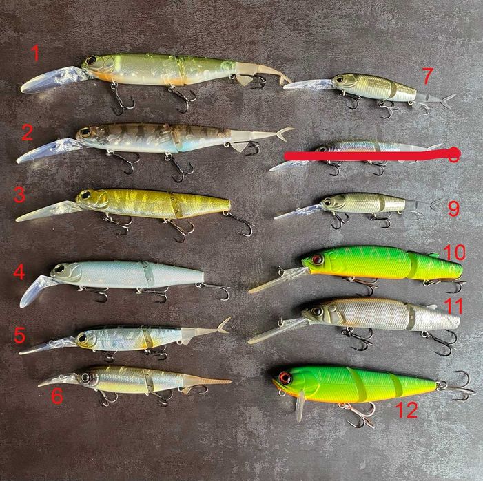 Воблери, великий вибір