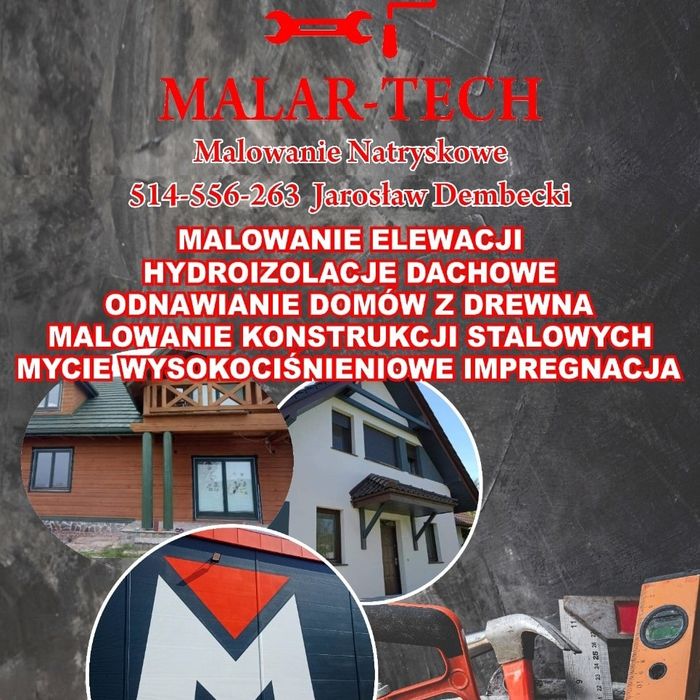 Mycie Malowanie elewacji,fasady ,natryskowe,remont piaskowanie .