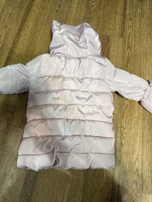 Комплект демисезонная  Куртка стеганая детская zara и ботинки Луи