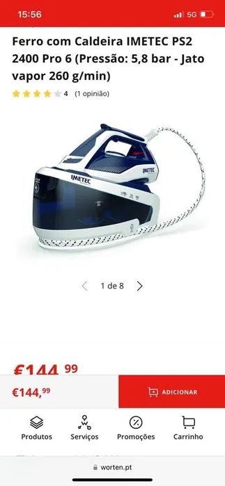Ferro com Caldeira IMETEC PS2 2400 Pro 6