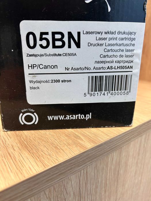 Toner Laser HP Canon CE505AN 05BN 2300 stron BLACK