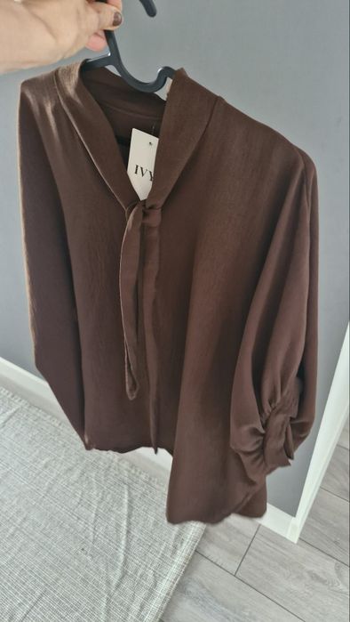 Koszula czekolada oversize