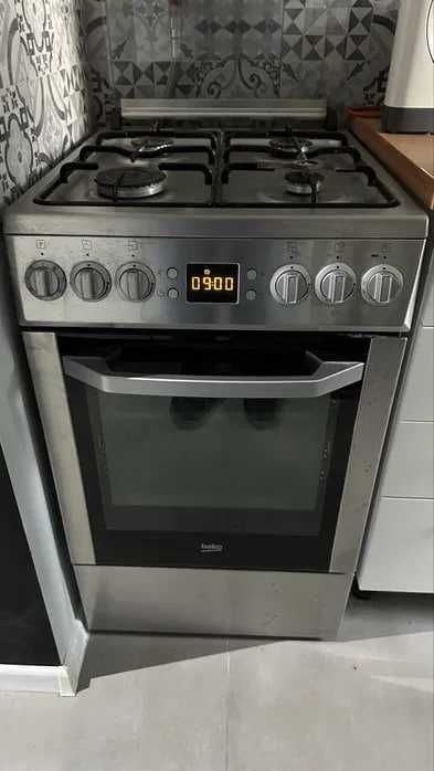 Газова | газовая плита Beko FSE52320DWD з нержавійки Доставлю! Занесу!