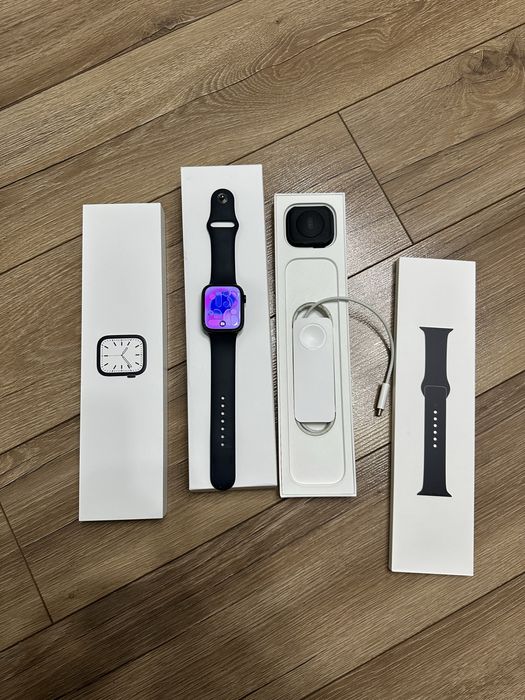 Apple Watch Series 7 GPS 45mm Midnight Aluminum(89% акум)