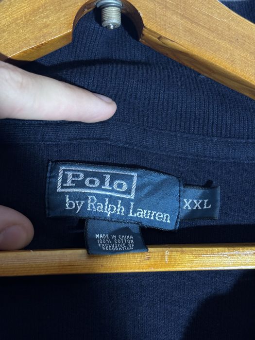 Свитер Polo Ralph Lauren 1/4 Zip Темно-синия