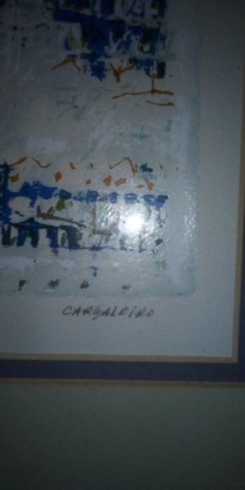 Serigrafia do artista Cargaleiro