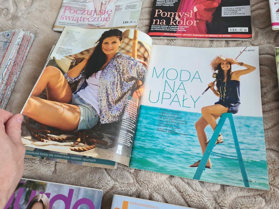 Burda rocznik 2011 kompletny wykroje misięcznik